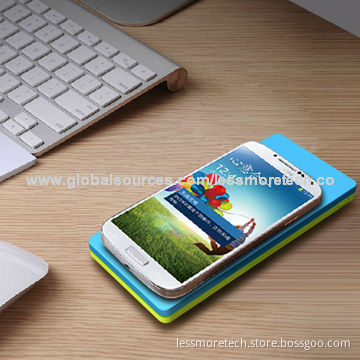 Wireless Power Bank, Wireless Charging, Contrasting Color, 6,000mAh Capacity